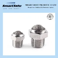 الفولاذ المقاوم للصدأ هوائي كاتم الصوت